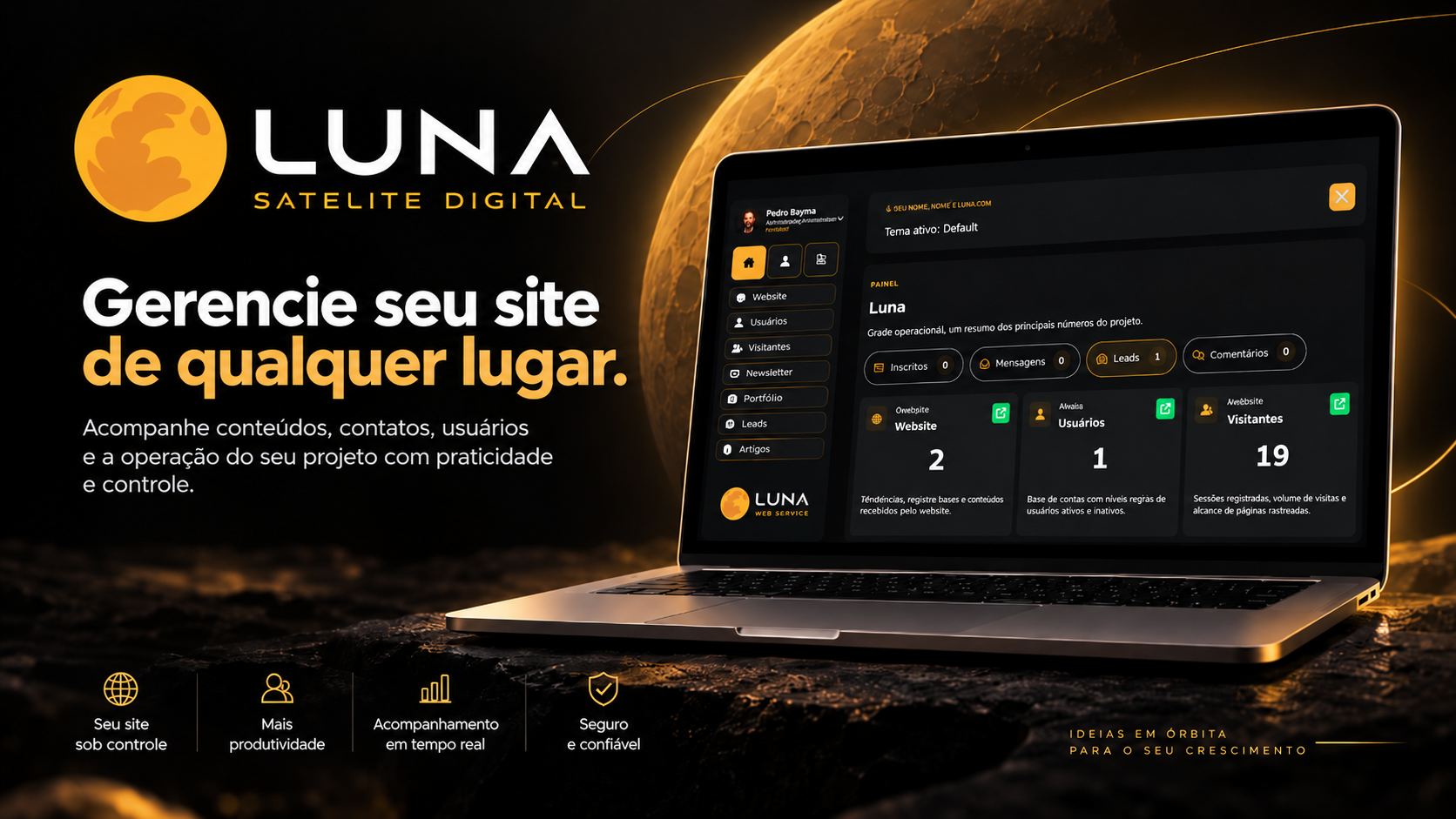 Capa do projeto Luna