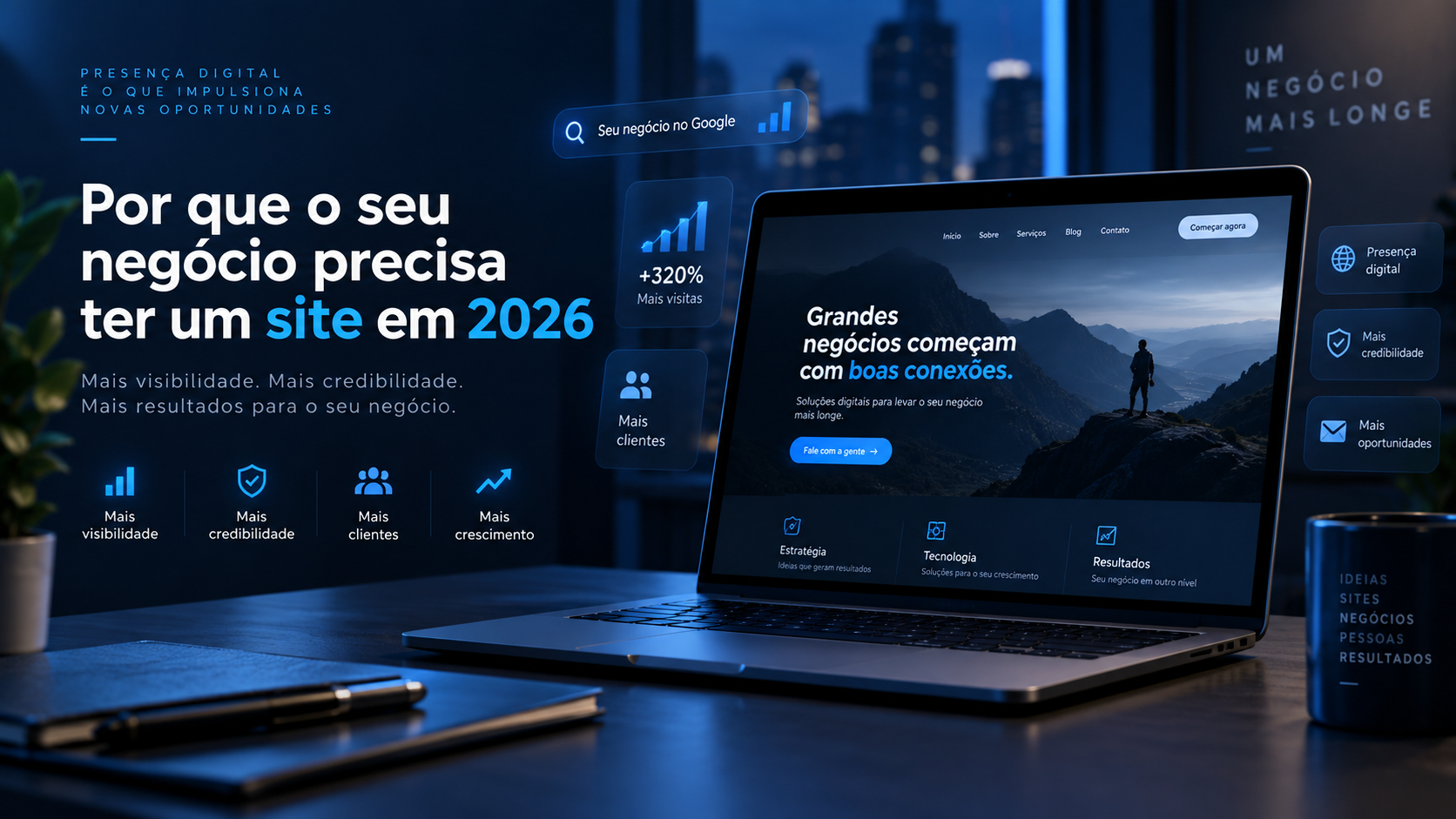 Capa do artigo Por que o seu negócio precisa ter um site em 2026